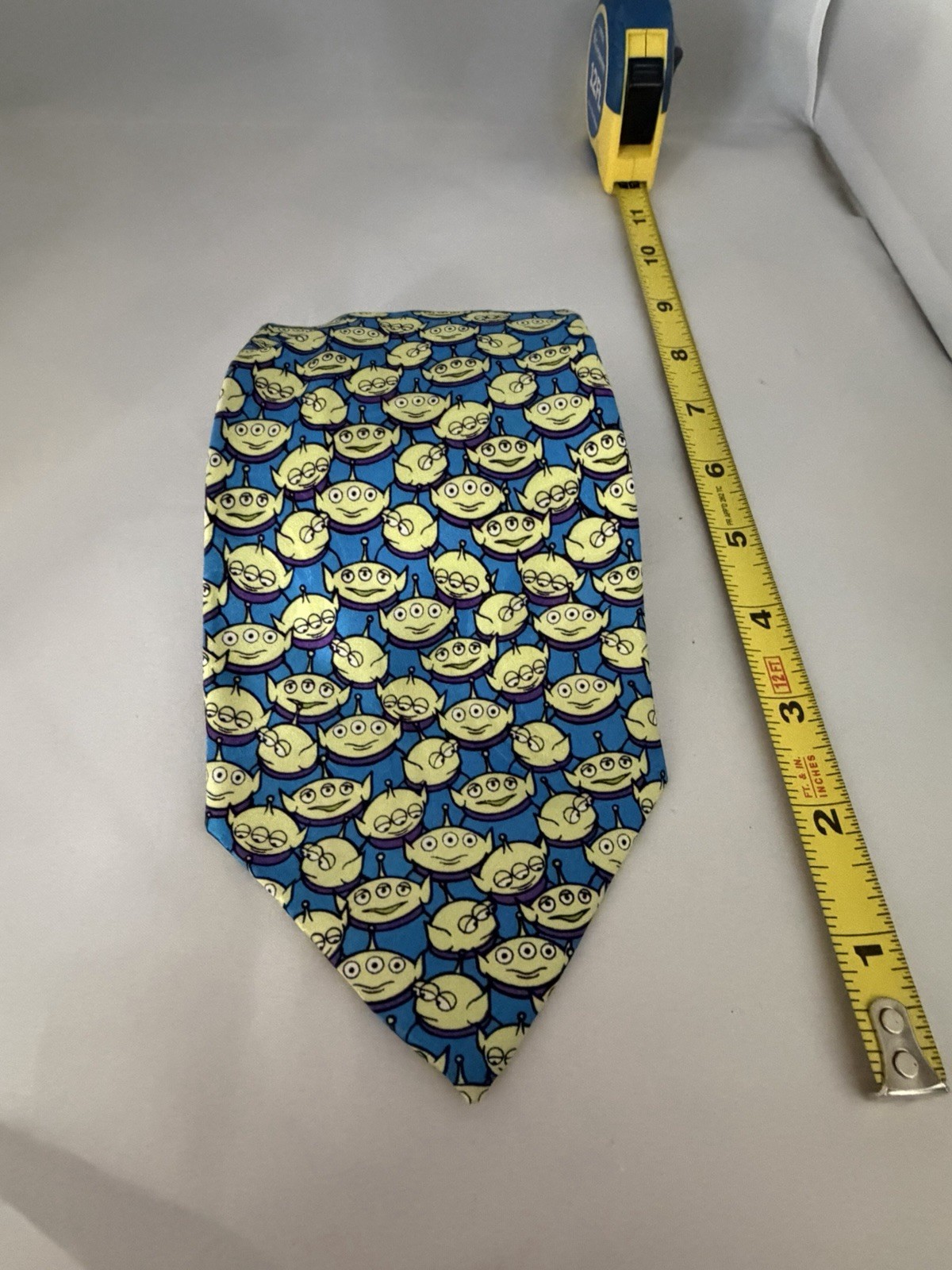 VTG 90s Original Disney Toy Story All Over Alien Print Mens Neck Tie 56\