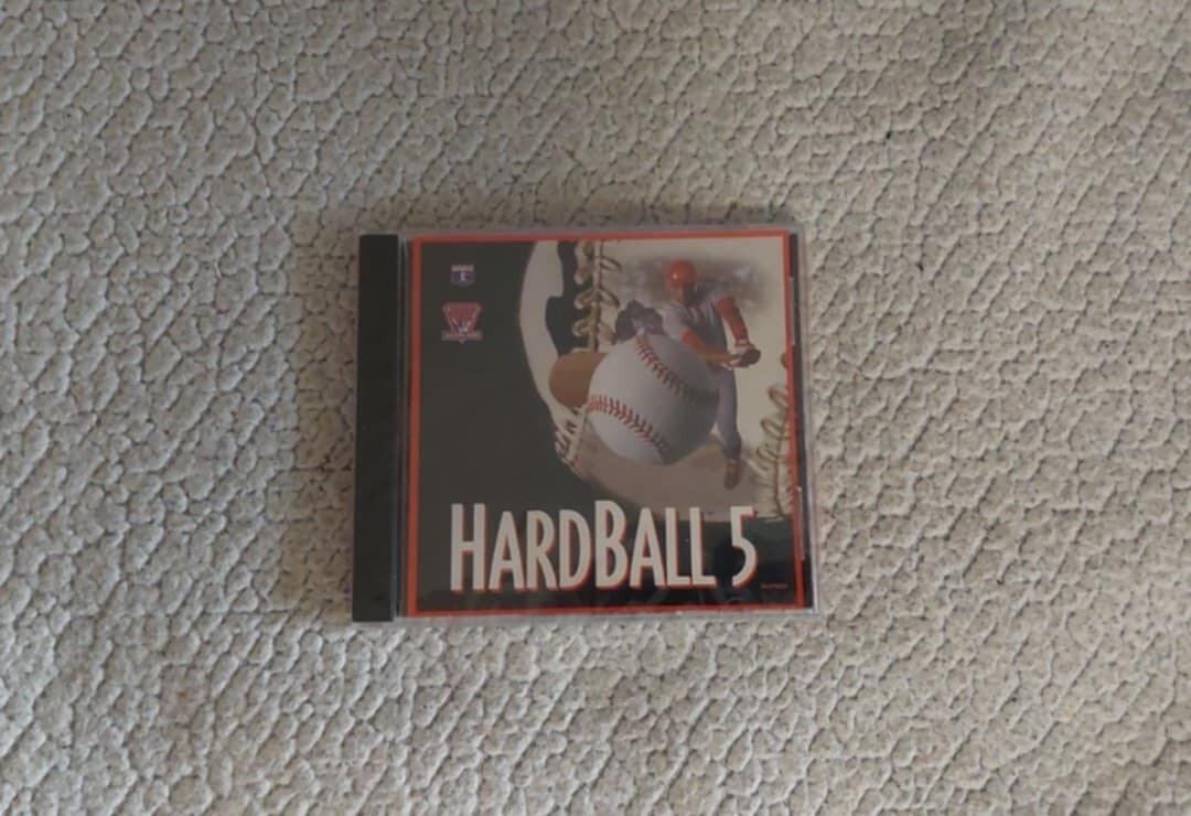Hardball 5 Jewel Case PC CD-ROM Baseball Simulator 1997 - SEALED