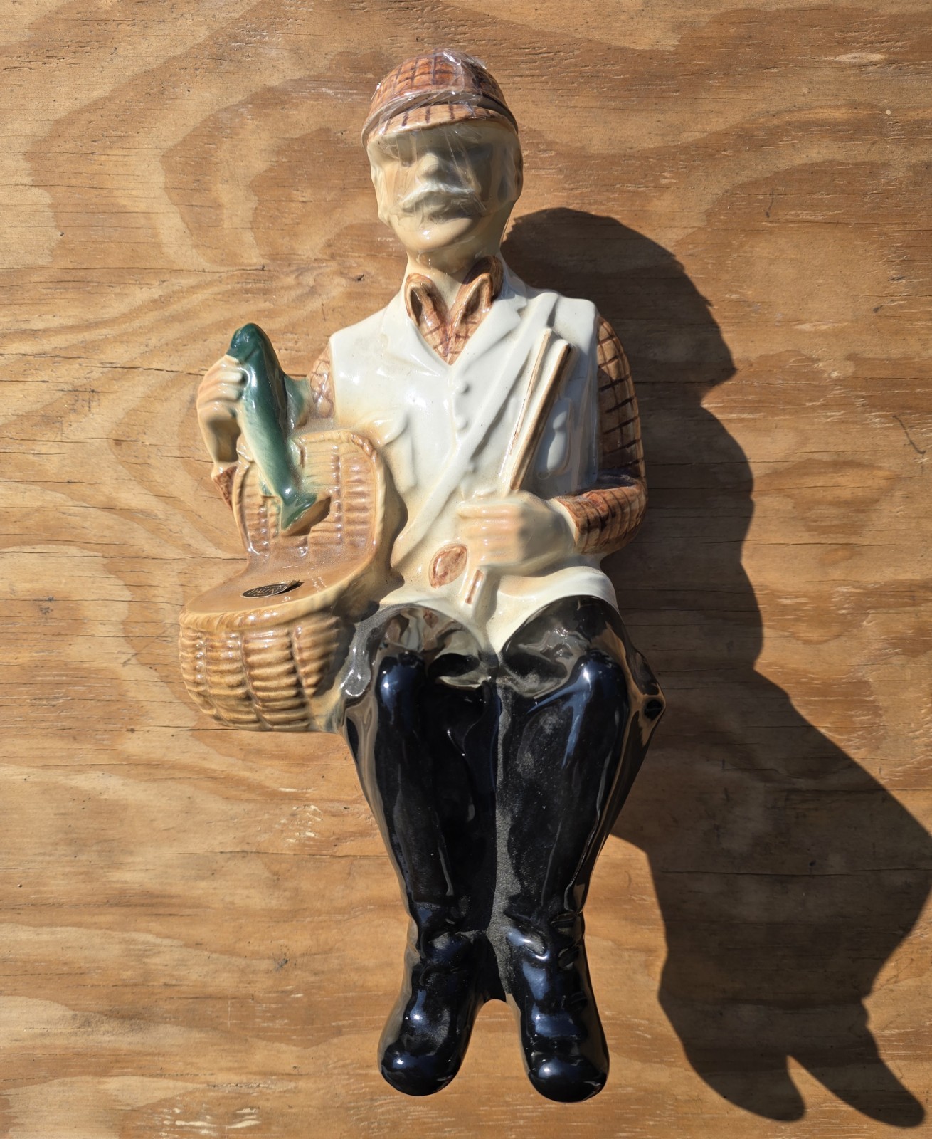 VTG - Ballantine\'s Fisherman Decanter Genuine Palfrey China 1969 - NEAR MINT