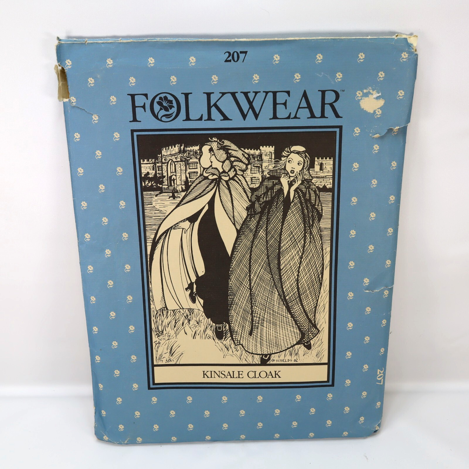 Vintage FOLKWEAR Sewing Pattern 207 Kinsale Cloak Coat Uncut 1979 Riding Hood