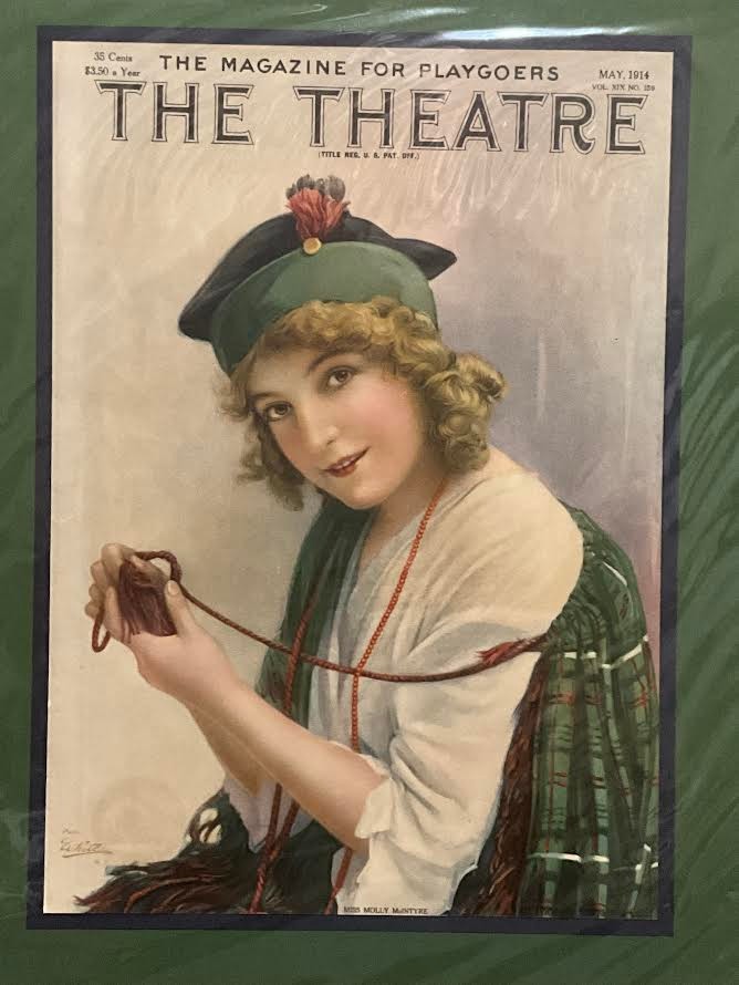 ORIGINAL MAY 1914 THE THEATRE COVER ONLY FEATURING MISS MOLLY MCINTYRE