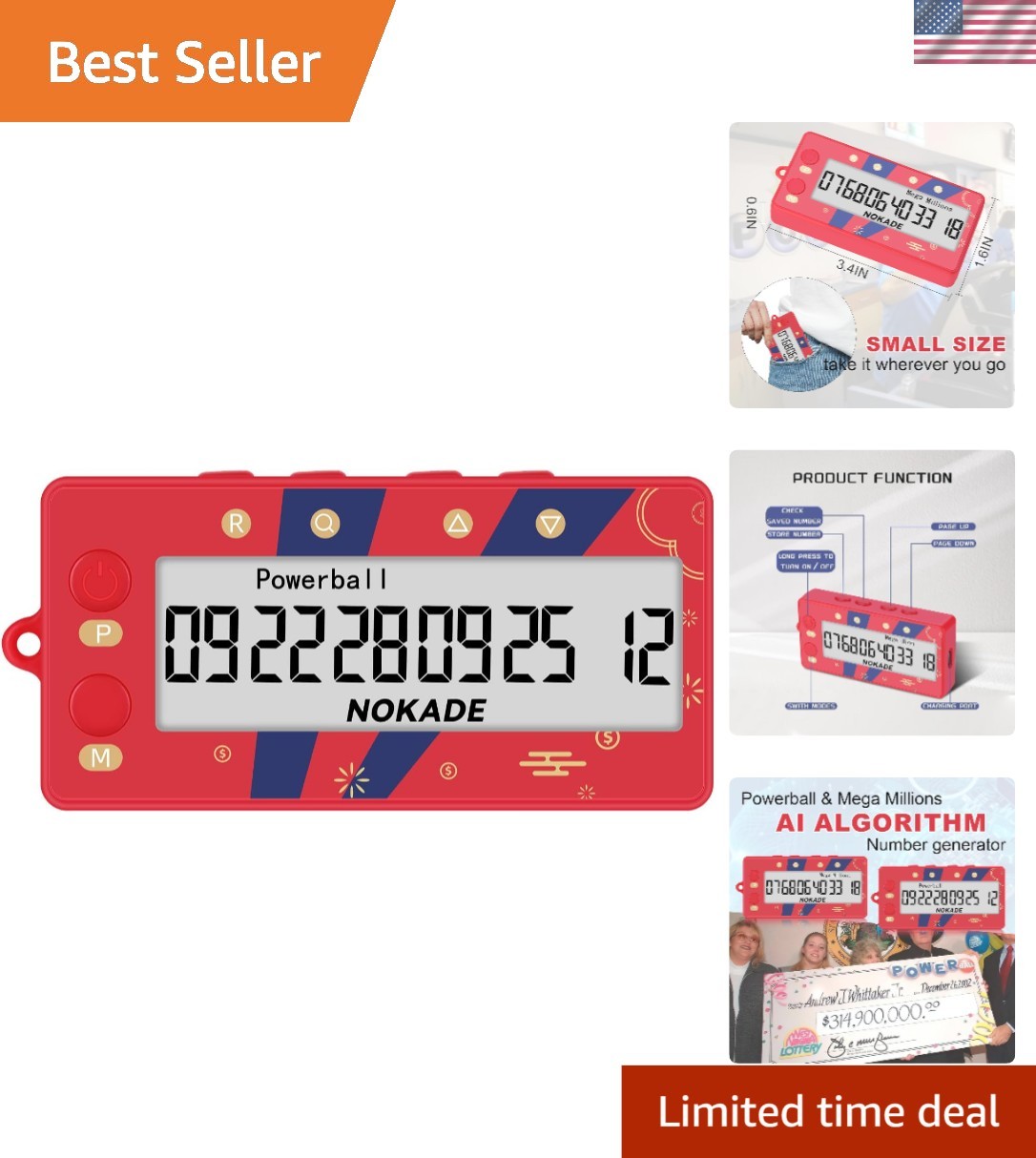 Efficient AI Algorithm Random Number Generator for Mega Millions & Powerball