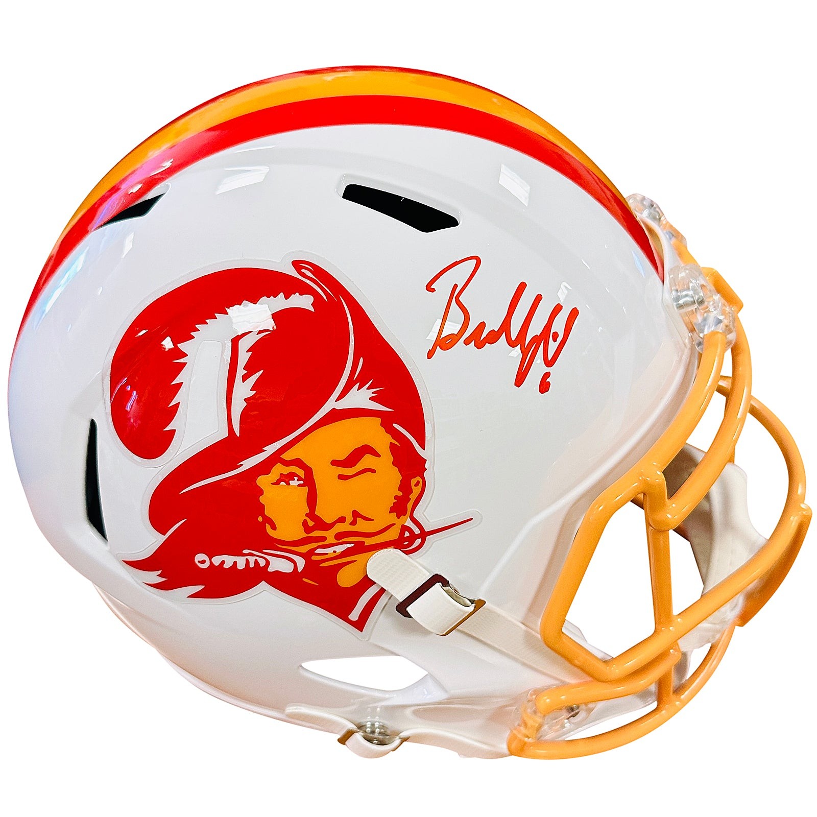 Baker Mayfield Autographed Tampa Bay Buccaneers (Throwback) Deluxe Full-Size Rep