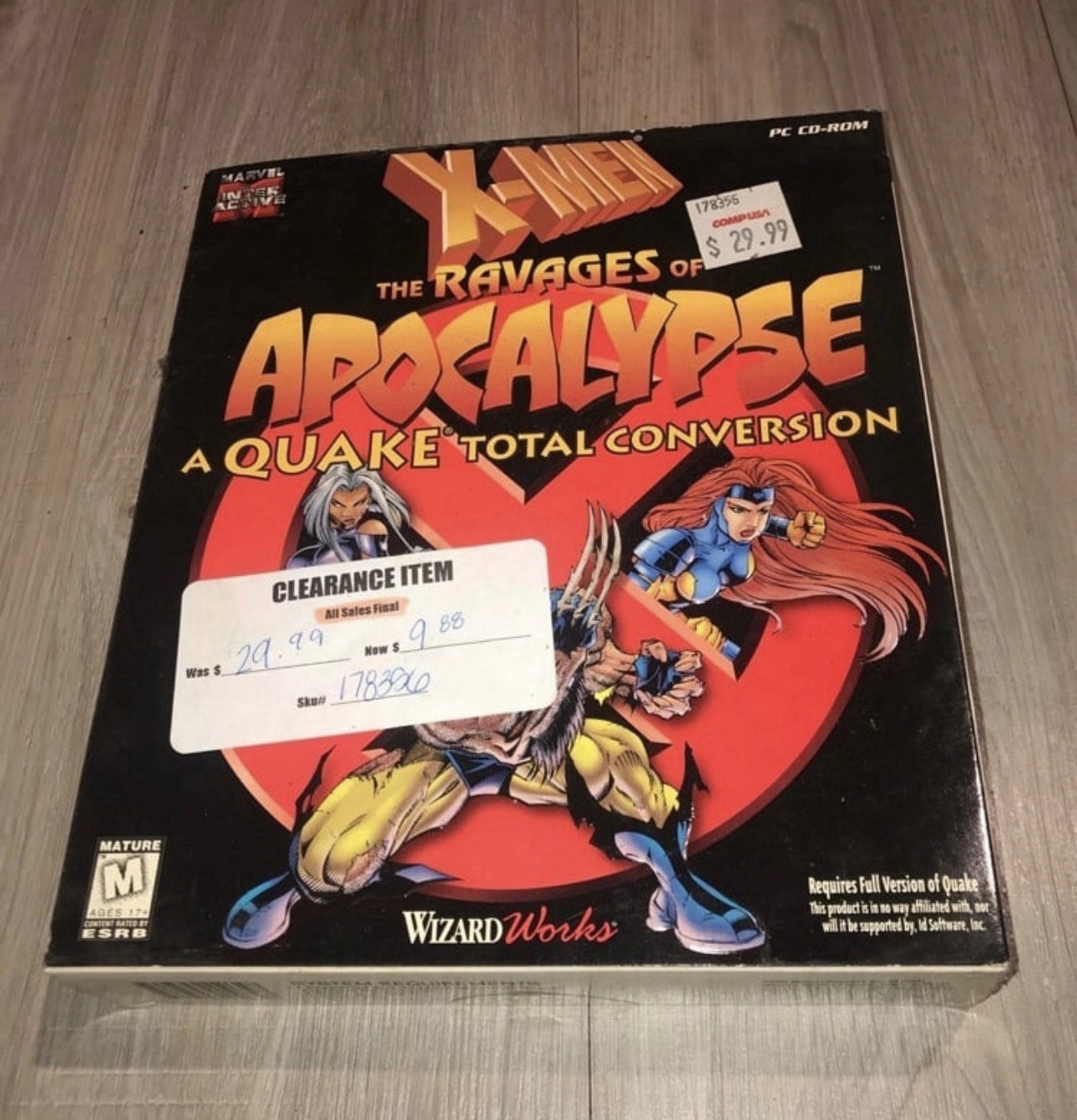 Vintage Brand New & Sealed X-Men The Ravages of Apocalypse PC QUAKE Engine