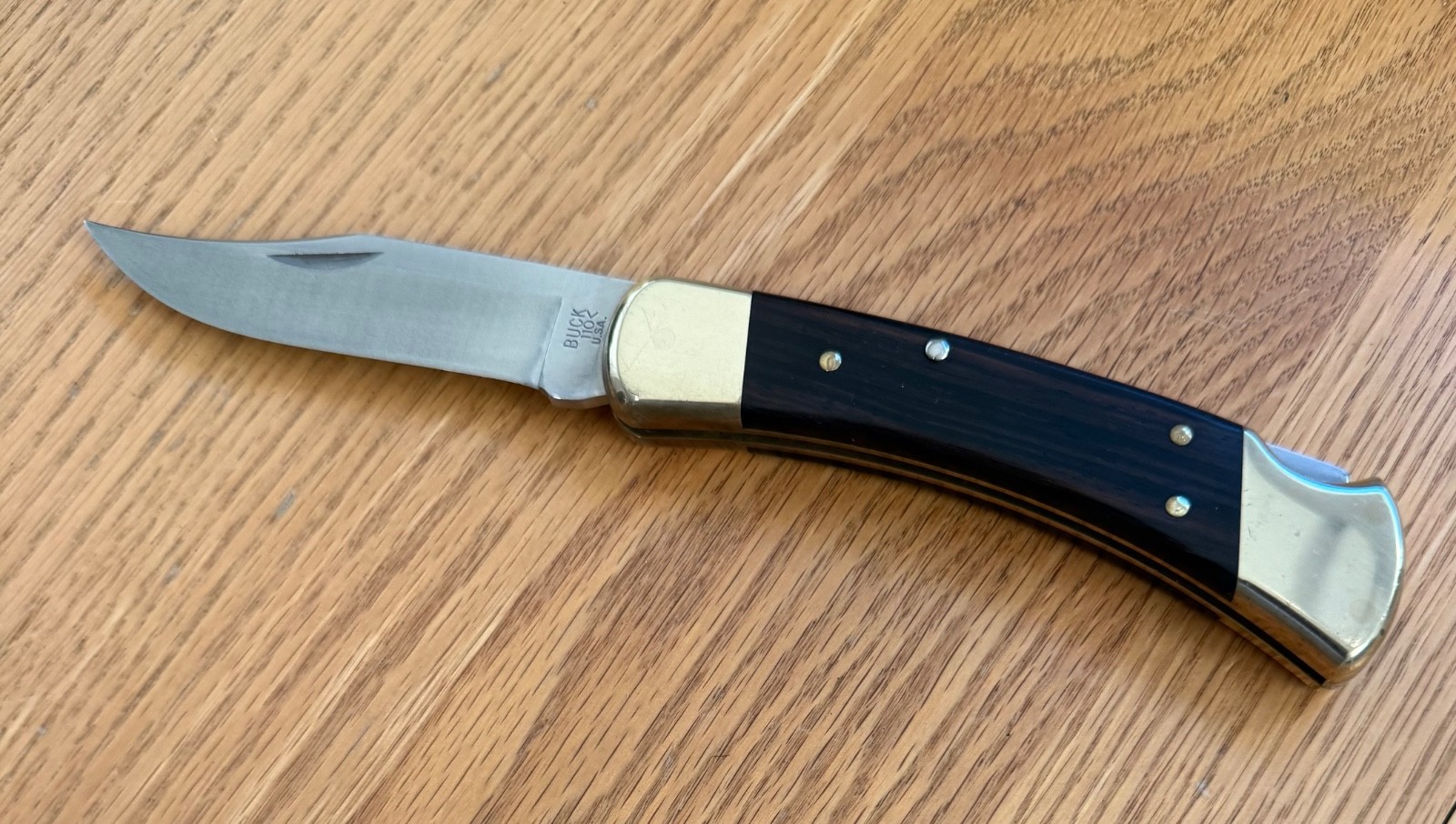 VINTAGE 1986 BUCK 110 KNIFE USED      N16A