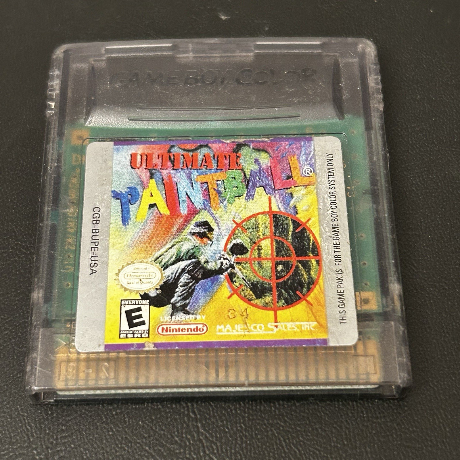 Ultimate Paintball (Nintendo Game Boy Color, 2000) Authentic Tested