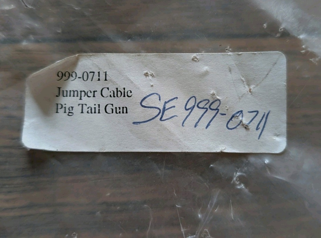 sega type 2 gun cable adapter  arcade gun new old stock NOS 