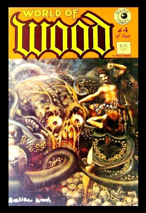 WORLD OF WOOD #4, JUNE 1986, WALLY WOOD, ECLIPSE, SCI-FI FANTASY COMIC NM