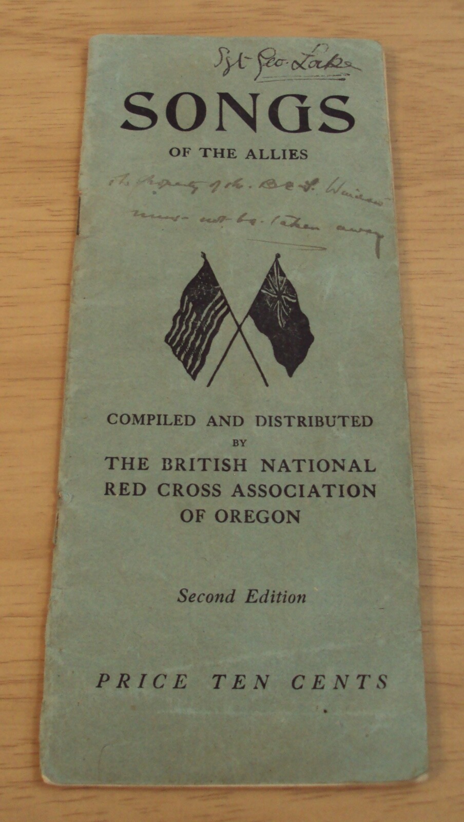 VTG circa 1917 WWI Booklet \