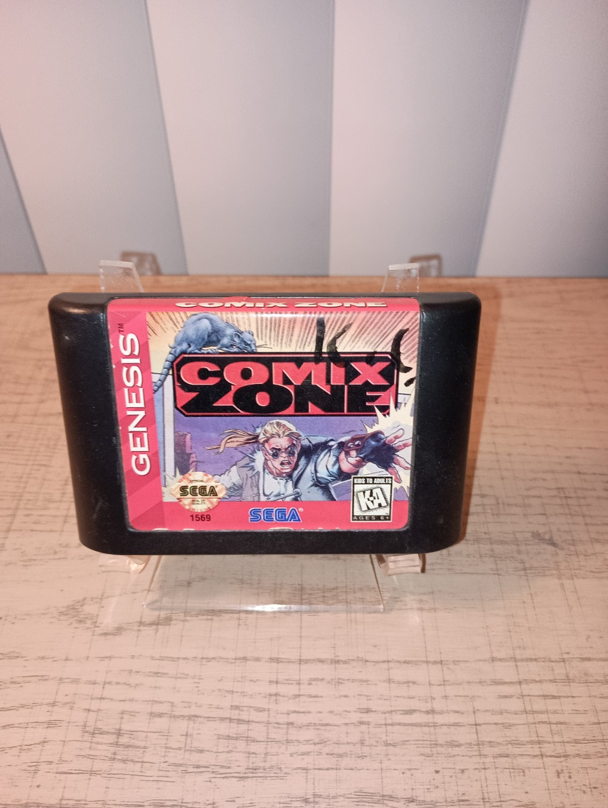 Comix Zone (Sega Genesis, 1995)(Tested/Works w/Picture)