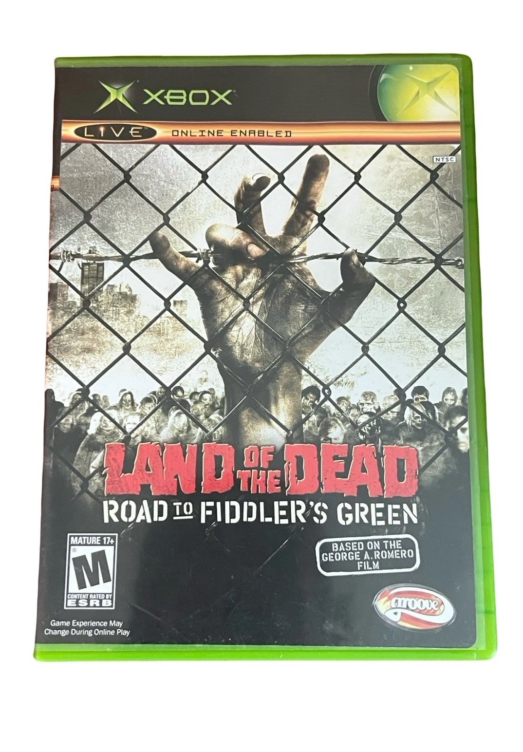 Land of the Dead Road to Fiddler's Green - NEAR MINT - CIB Microsoft Xbox, 2005