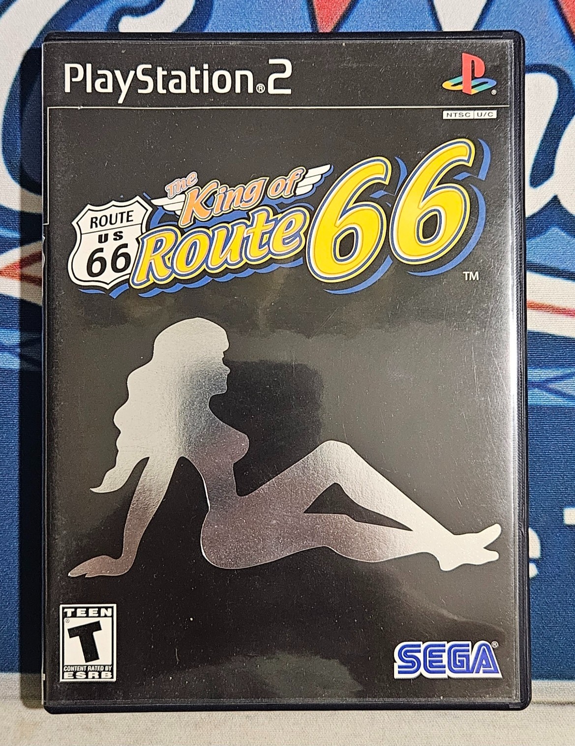 The King of Route 66 PS2 PlayStation 2 Disc Case Manual Untested Sega