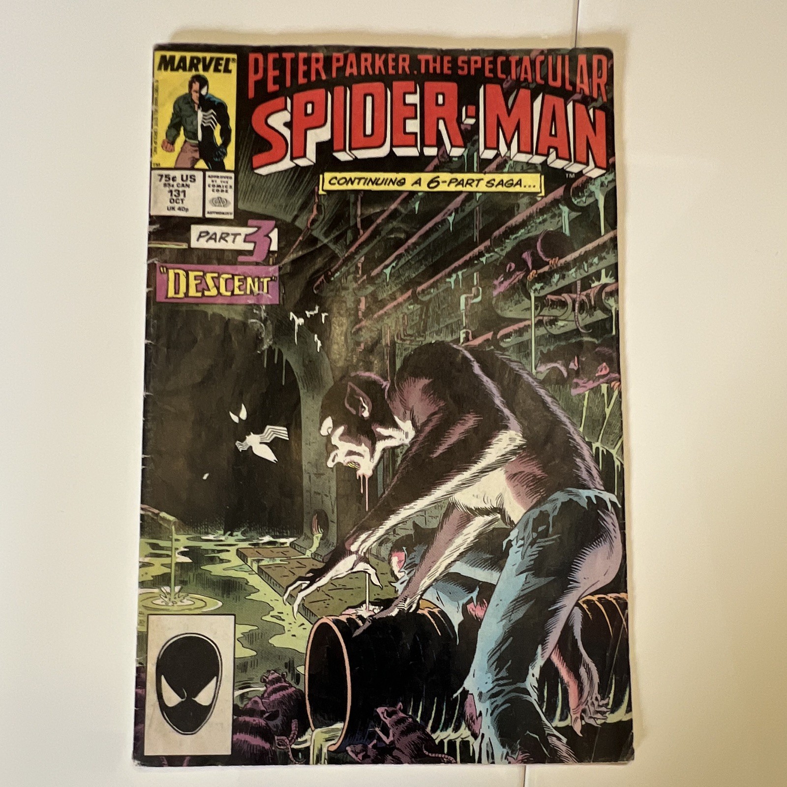 Marvel Peter Parker The Spectacular Spider-Man #131 (1986) 