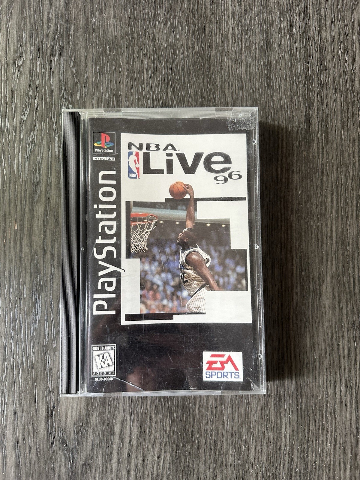 NBA Live 96 Sony Playstation 1 PS1 disc Long Box COMPLETE Manual And Disc