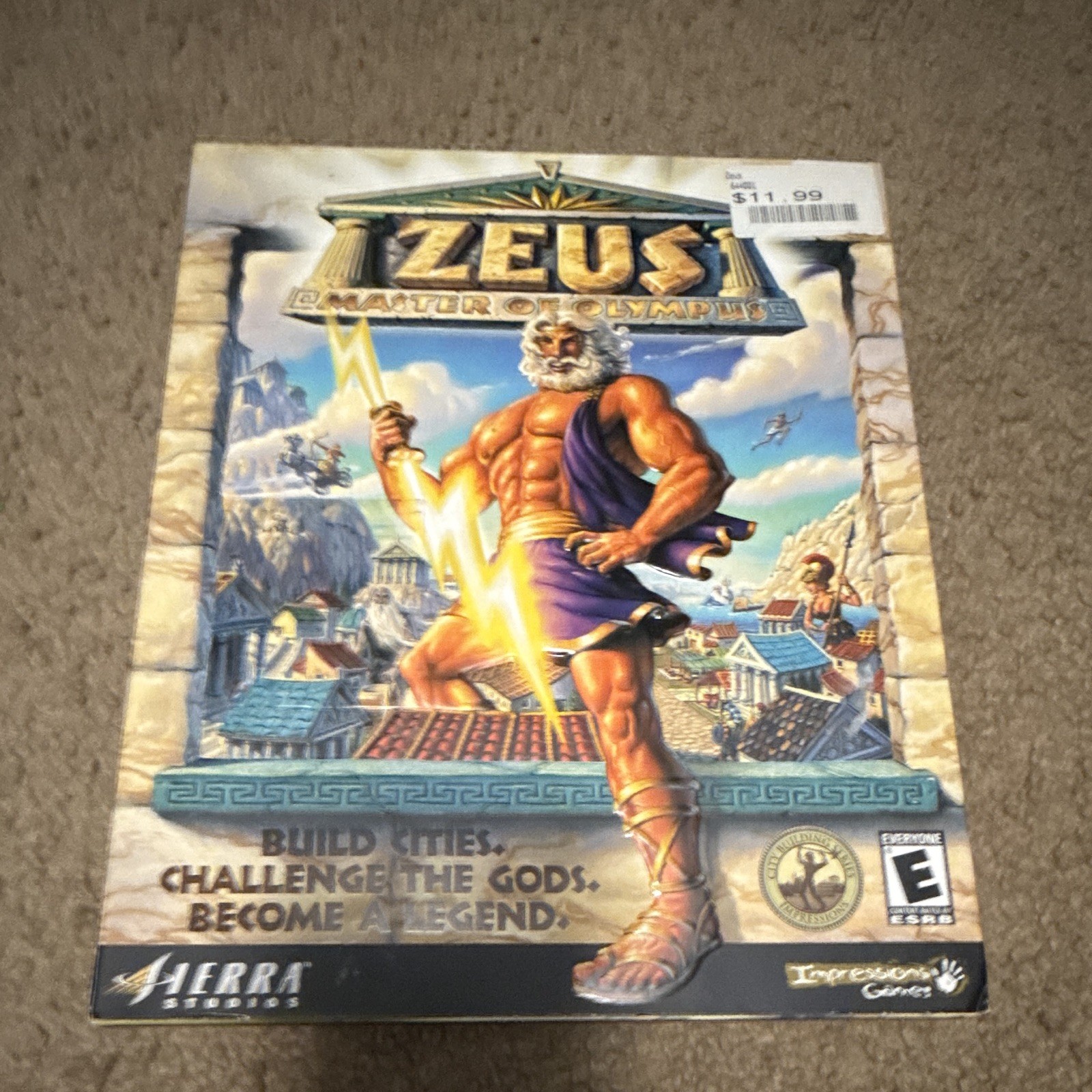 Zeus Master of Olympus + Poseidon Expansion PC Sierra 2000 Manual