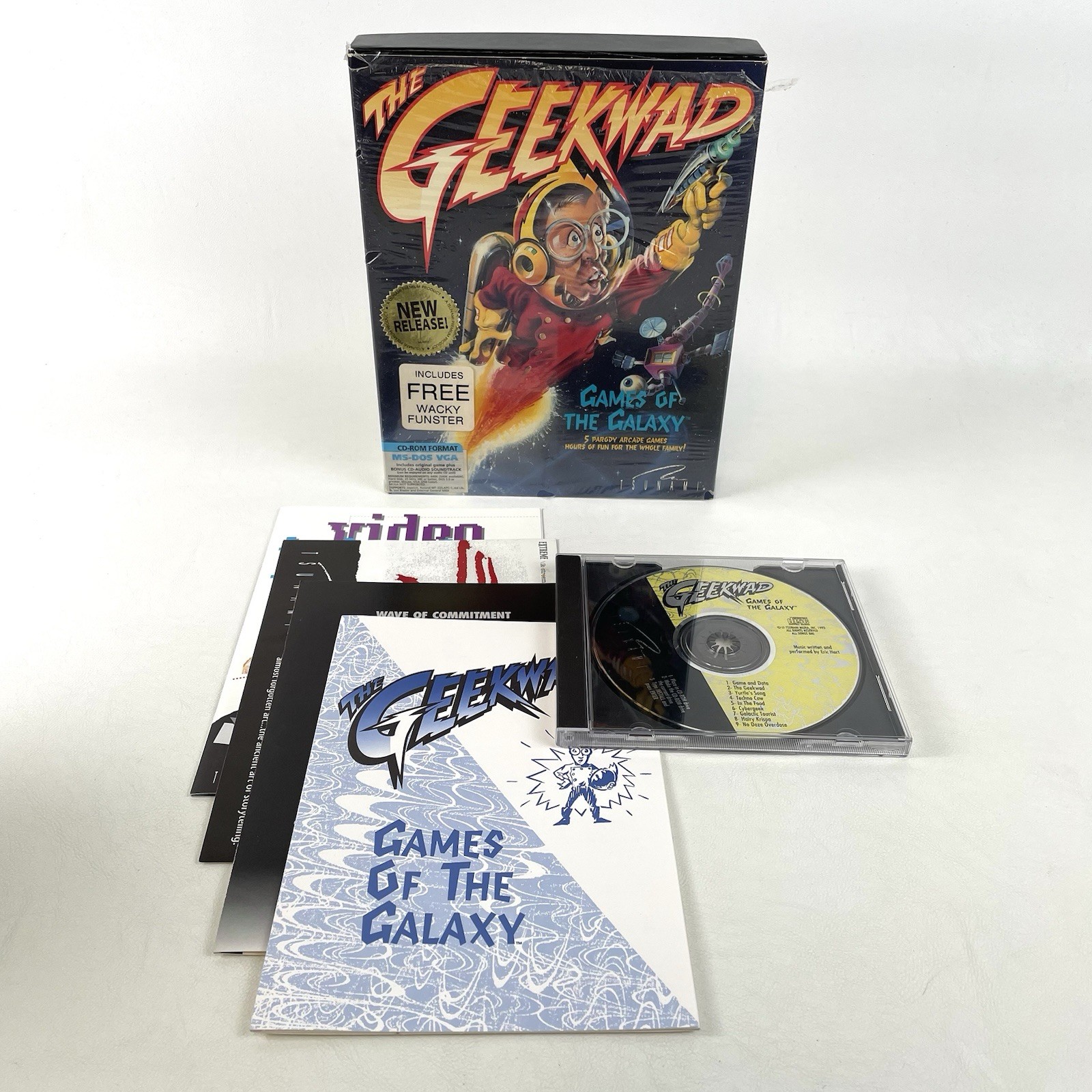 The Geekwad: Games Of The Galaxy (PC, MS-DOS, CD, 1993) - Tsunami BIG BOX