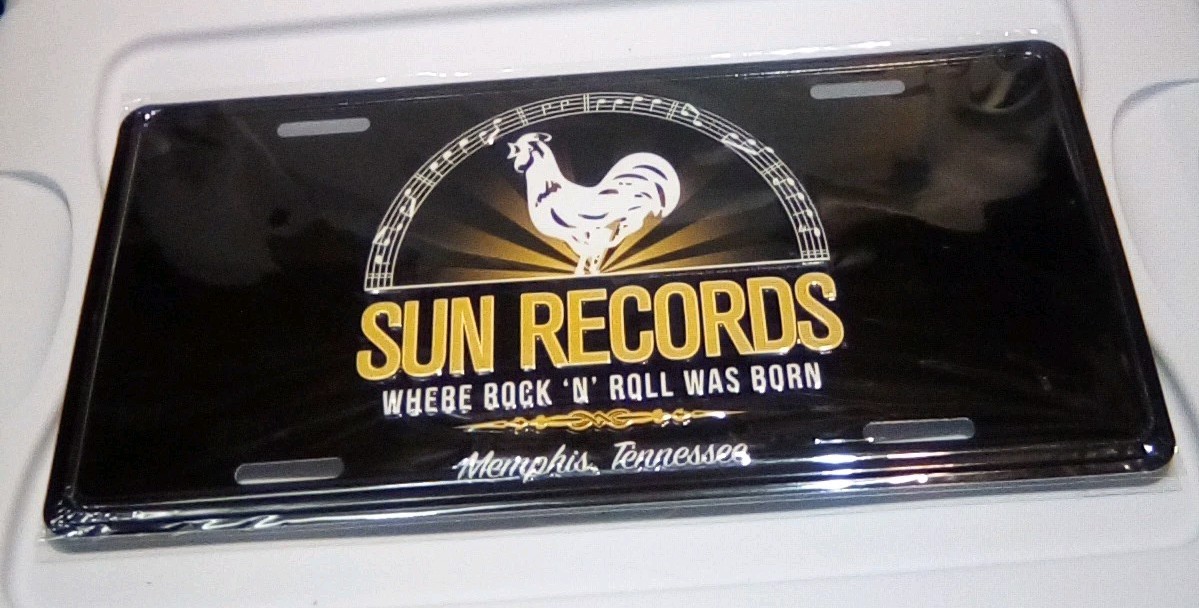 Sun Records Where Rock And Roll Was Born Metal License Plate