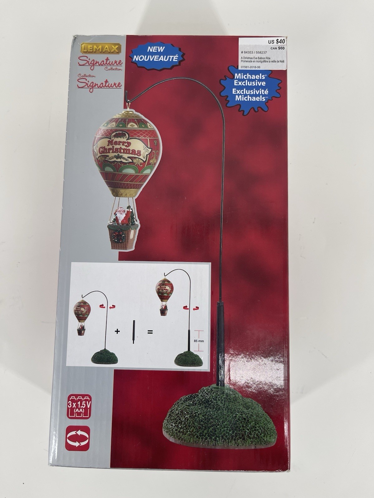 Lemax Christmas Eve Balloon Ride Animated Table Accent #84353