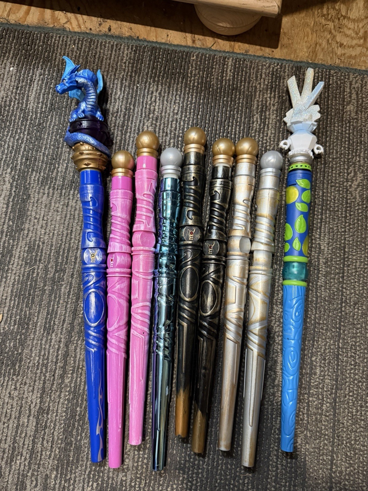 Lot of 9 MagiQuest Magic Wands Interactive Electronic Wands