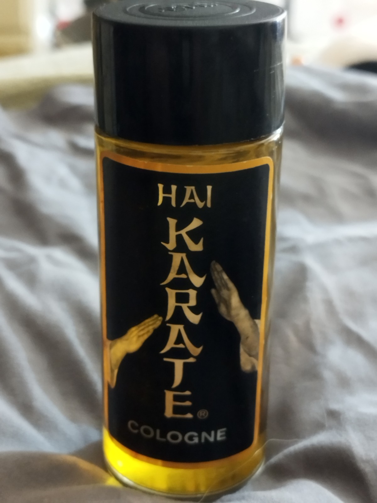 Vintage 1966 1968 Hai Karate Cologne 4OZ Full Bottle Leeming Pfizer USA RARE