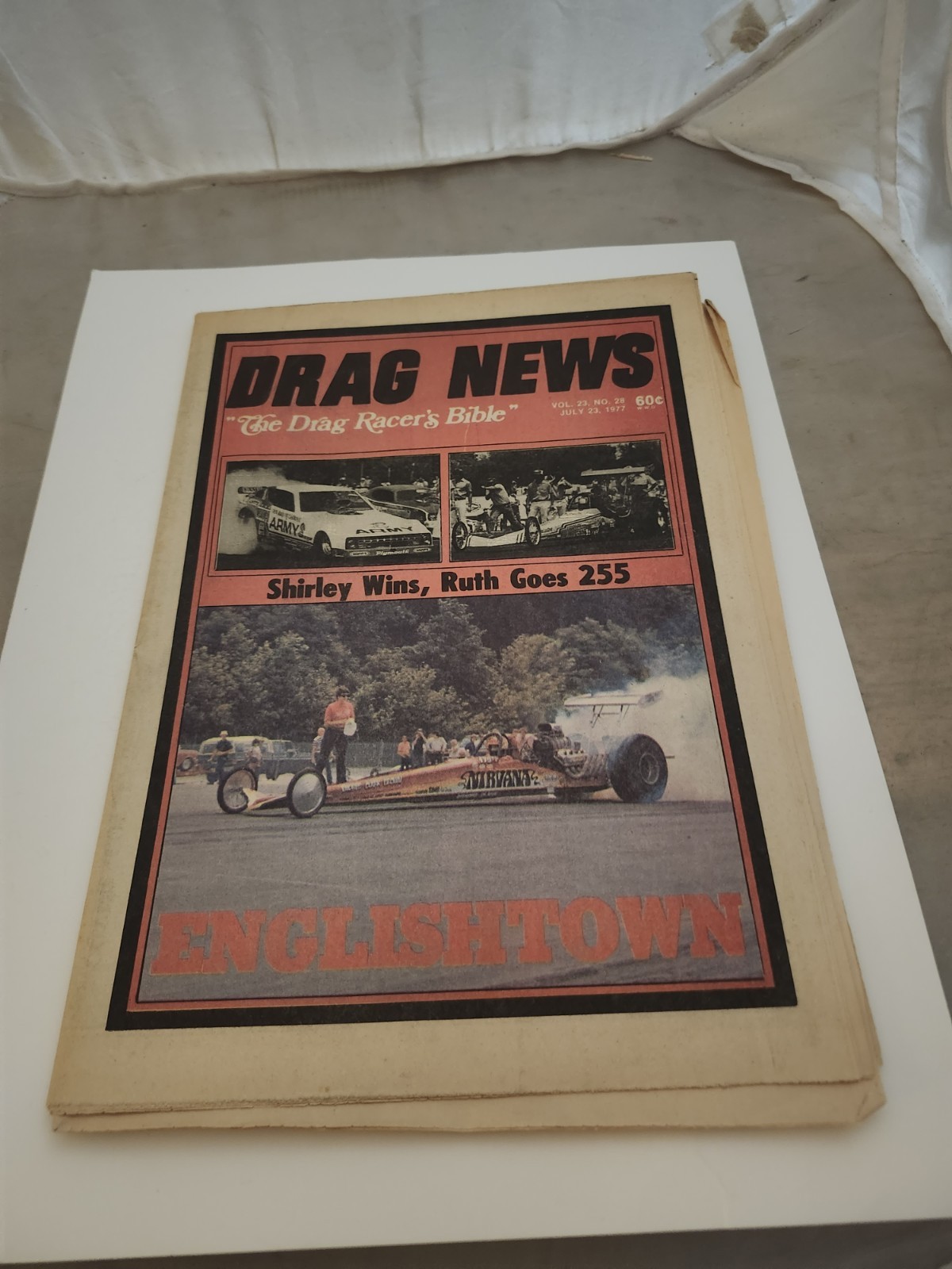 DRAG NEWS Drag Racer’s Bible July 22, 1977 Magazine/ Newspaper 