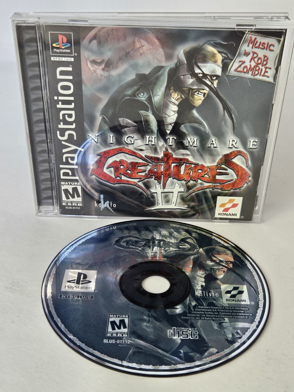 Nightmare Creatures II 2 Sony PlayStation 1 PS1 Black Label CIB Complete 