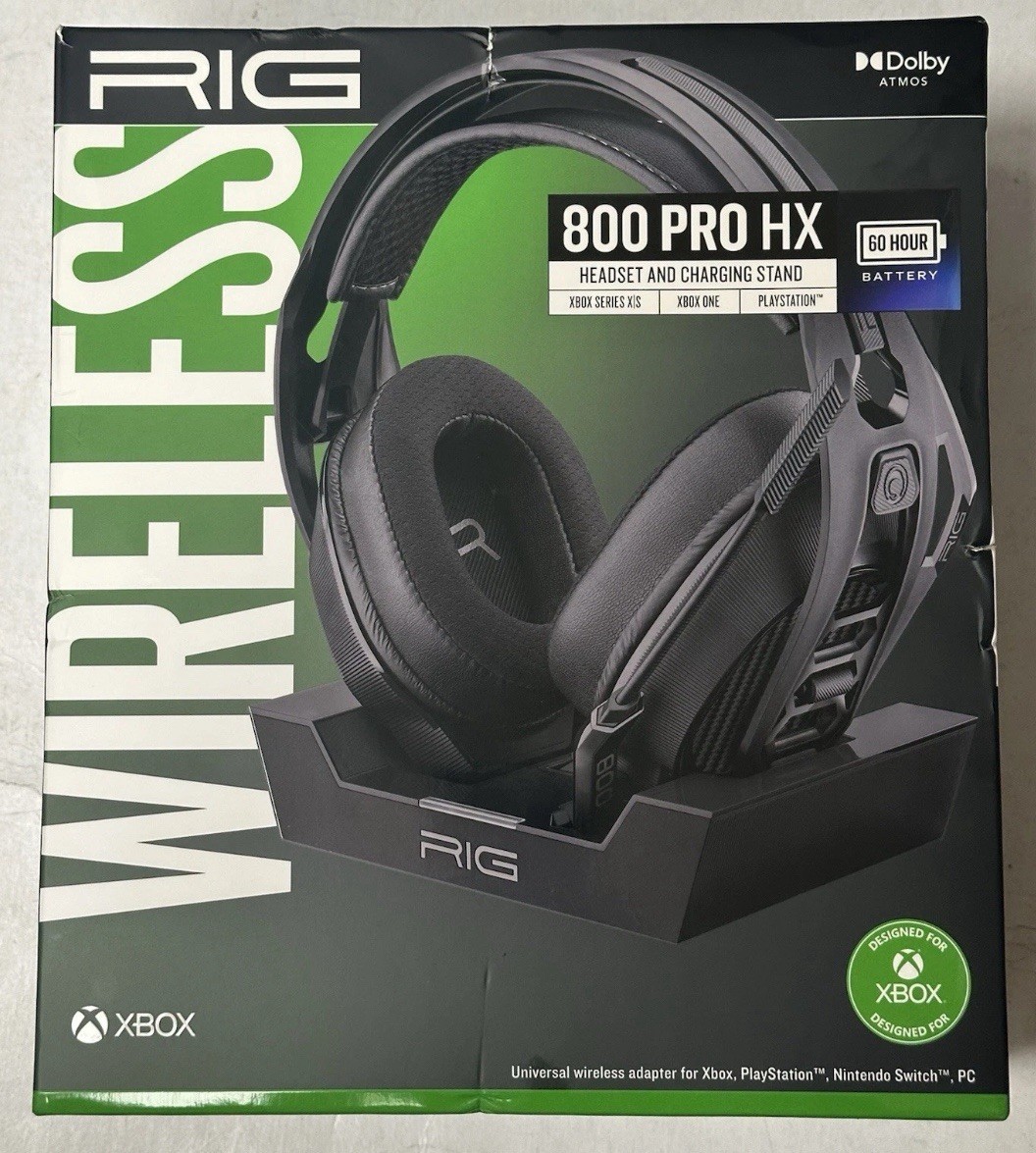 Nacon Rig 800 Pro HX Wireless Headset Black - New