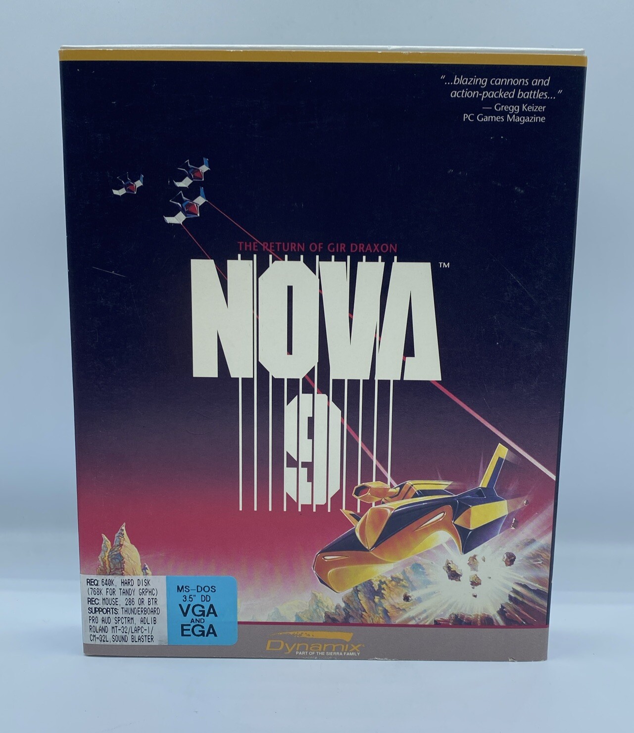 VTG Nova 9 (PC, 1991) Dynamix Sierra Big Box with Slipcase 3.5