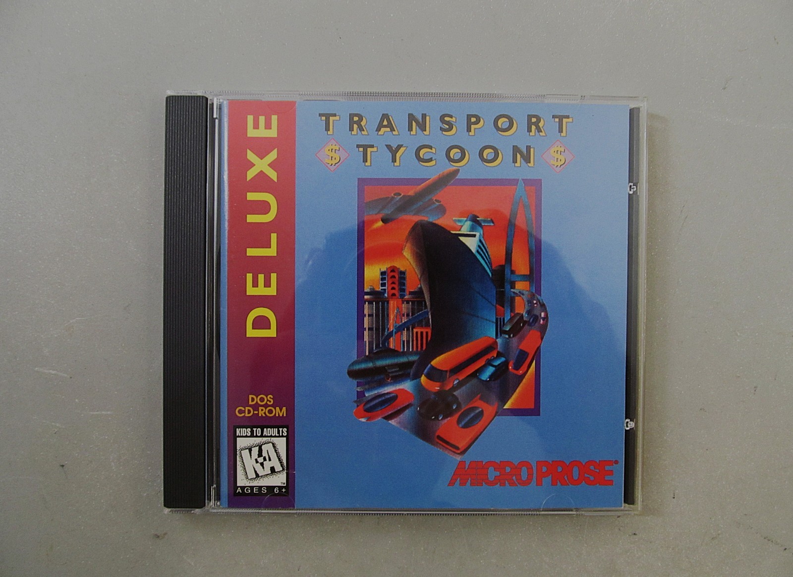 Transport Tycoon Deluxe MicroProse MS DOS PC Game Vintage Tested Working