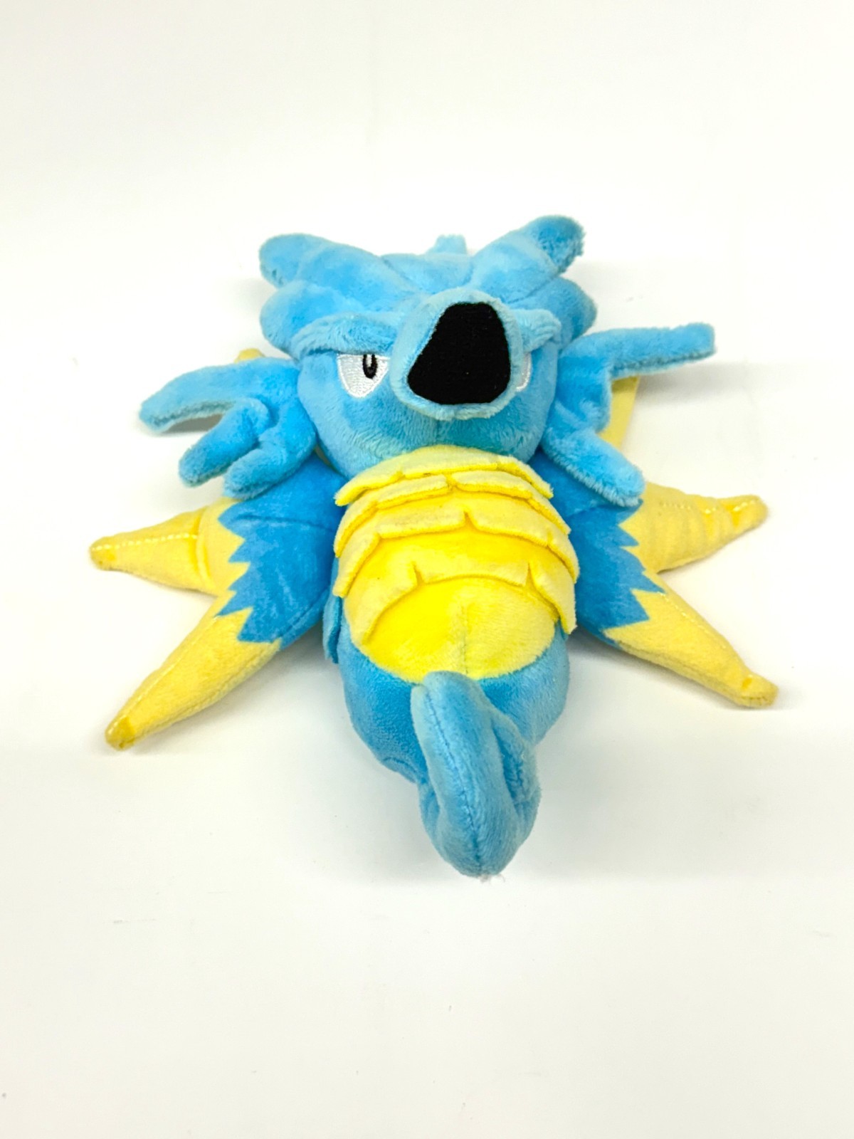 Pokemon Seadra Plush Blue Yellow Seahorse Dragon Stuffed Toy 5\