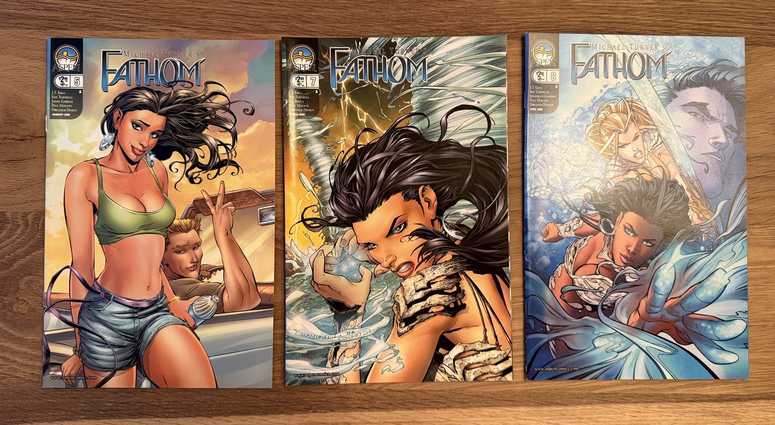 Fathom Vol 2 #5 7-8 Aspen (2005-2006) - 3 Book Lot