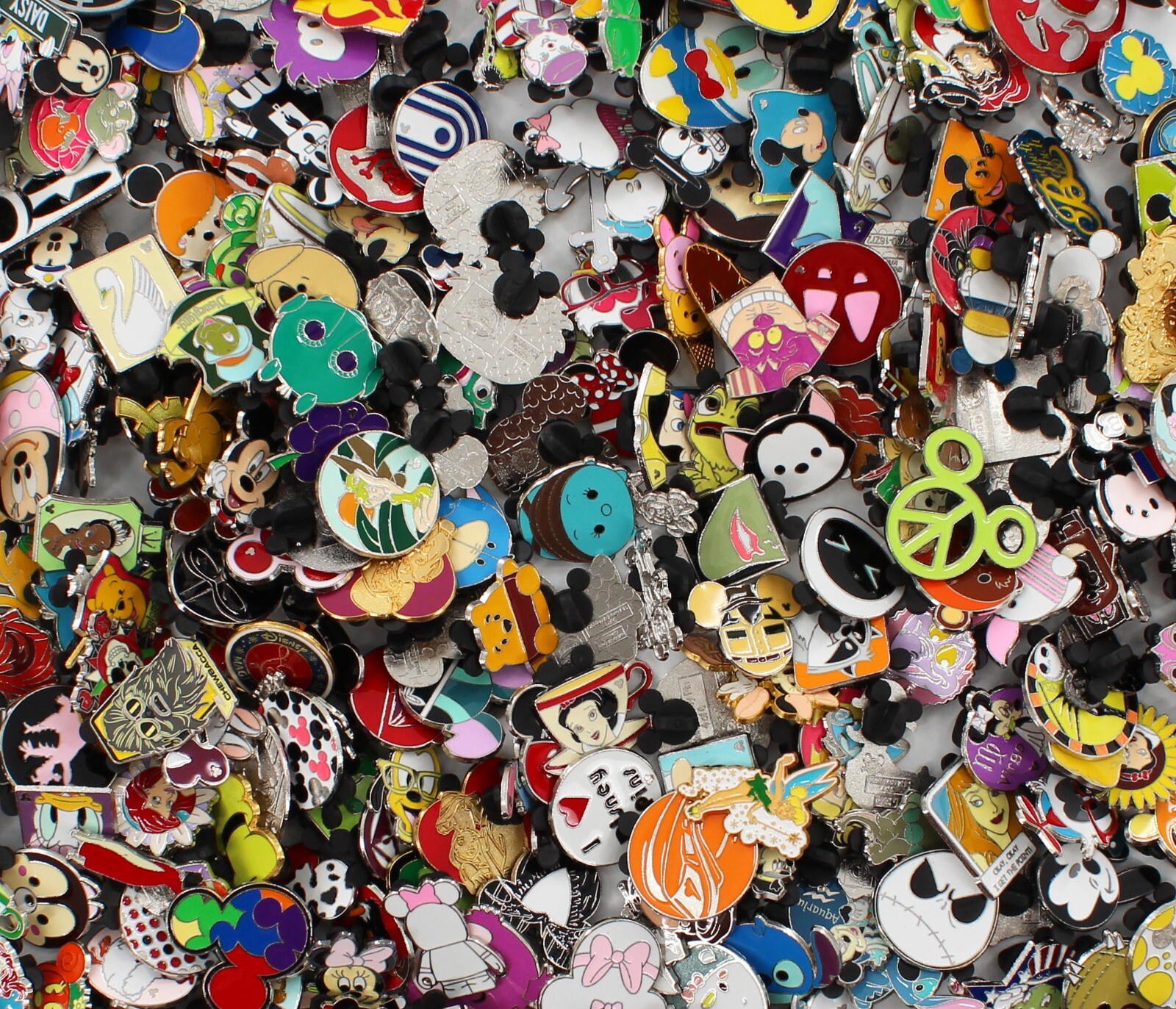 500 Piece Disney Trading Pins Lot - NO DUPLICATES