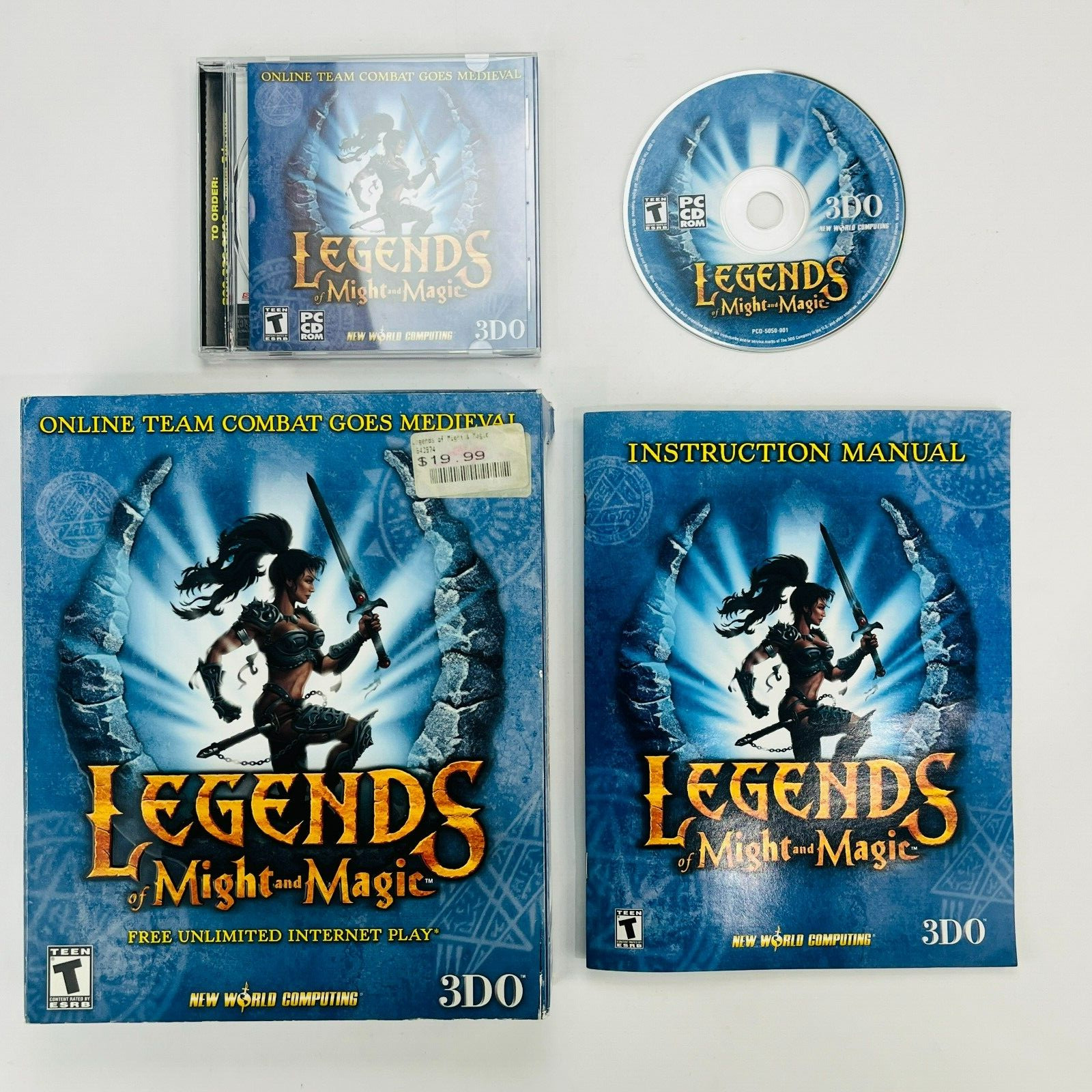 Legends Of Might And Magic PC, 2001 Video Game BIG BOX Complete in Box CIB Nice