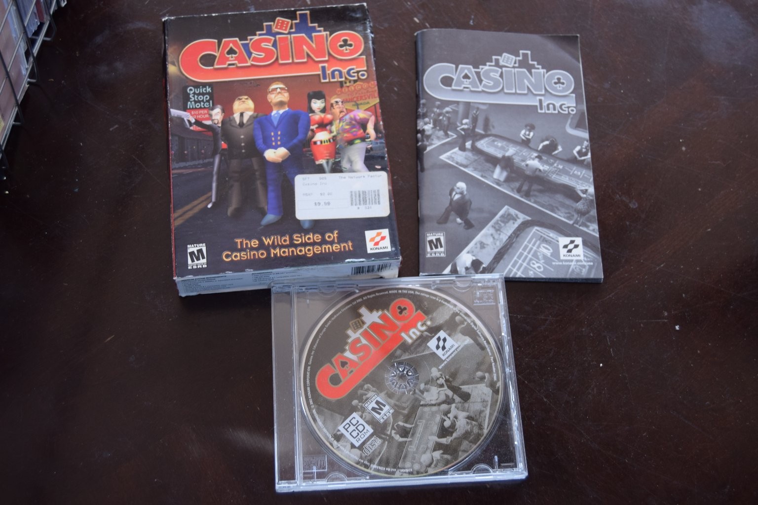 Casino Inc. PC CD-ROM Casino Management Simulation Strategy Complete Big Box