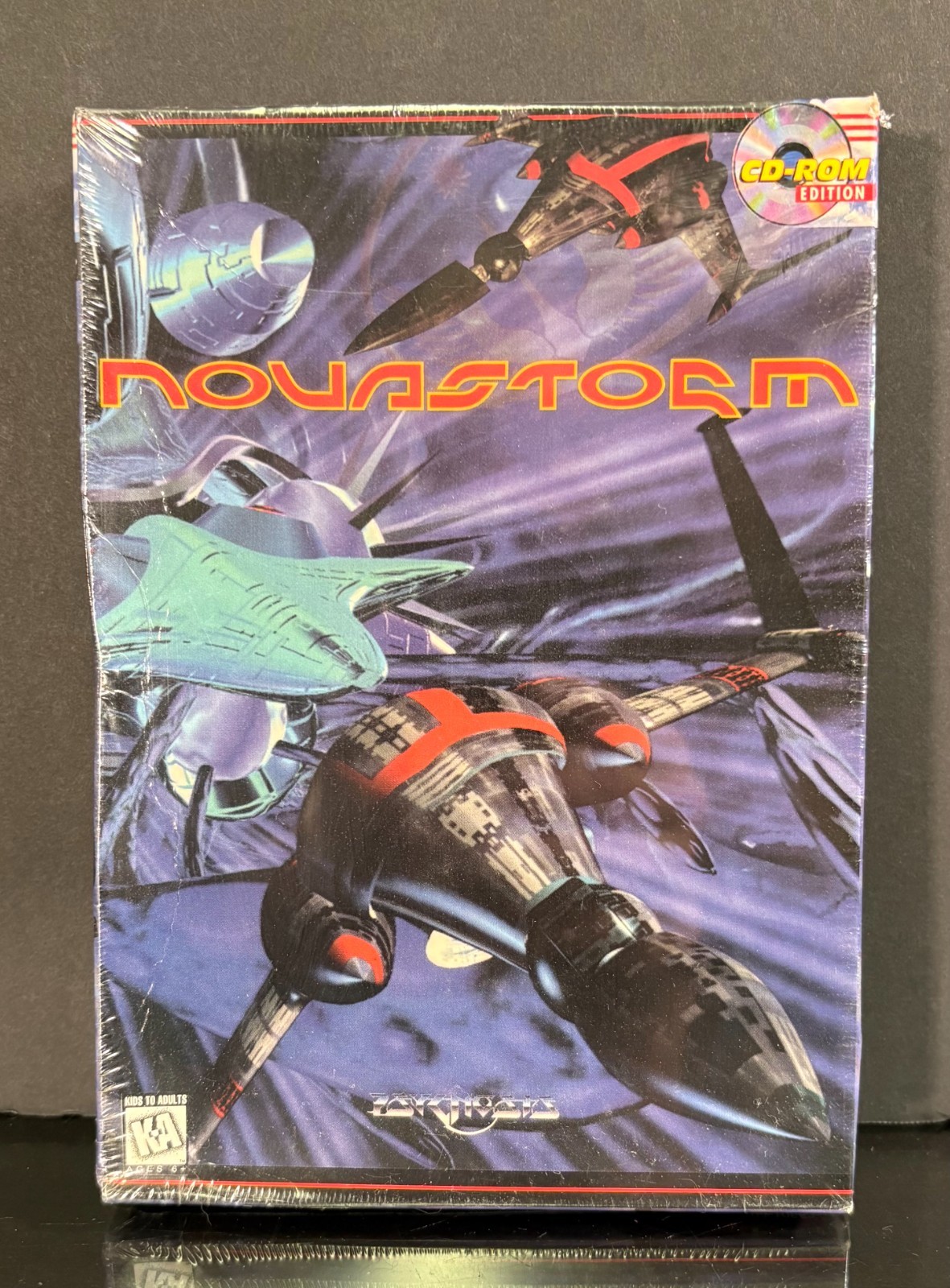 New/Sealed ~ NOVASTORM Psygnosis PC Big Box CD-ROM 1994