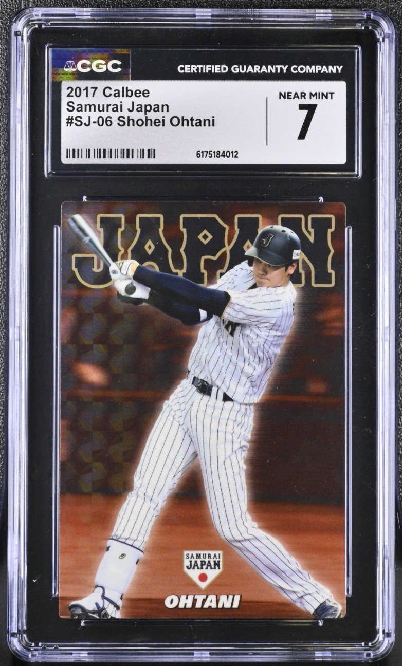 2017 SHOHEI OHTANI Calbee Samurai Japan #SJ-06 CGC 7 NM Tough Grade LOOK