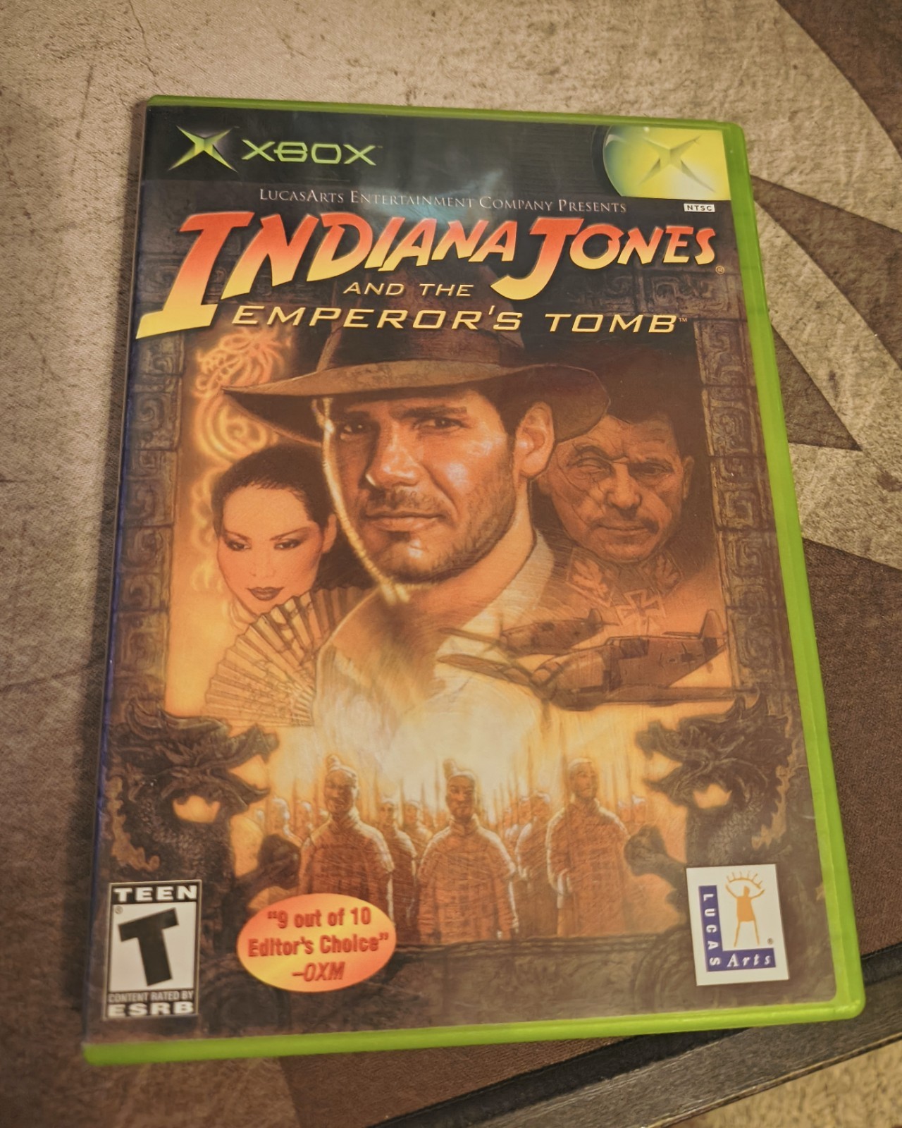 Indiana Jones and the Emperor's Tomb (Microsoft Xbox) CIB With Manual, Tested