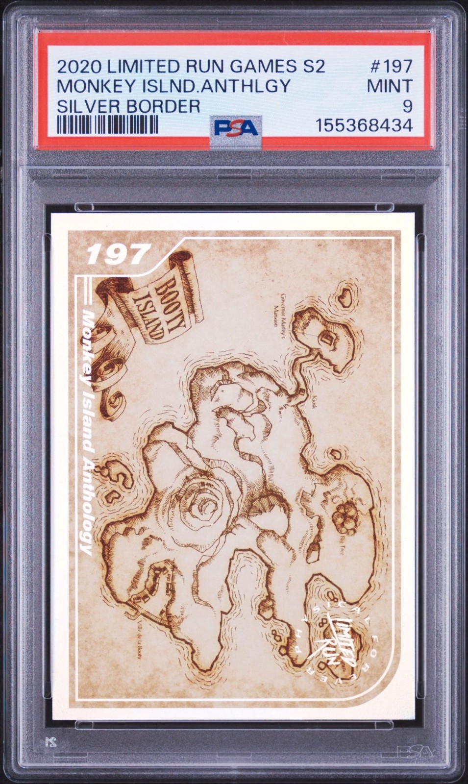 2020 LIMITED RUN GAMES SERIES 2 197 MONKEY ISLAND ANTHOLOGY SILVER BORDER PSA 9