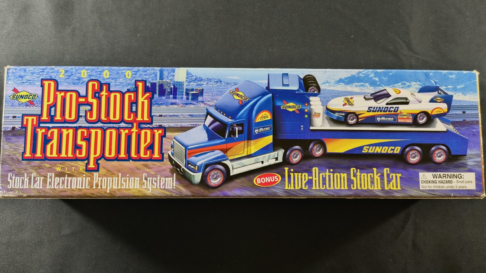 Transporter Pro Stock Sunoco Gasoline 2000 With Car New Open Box 