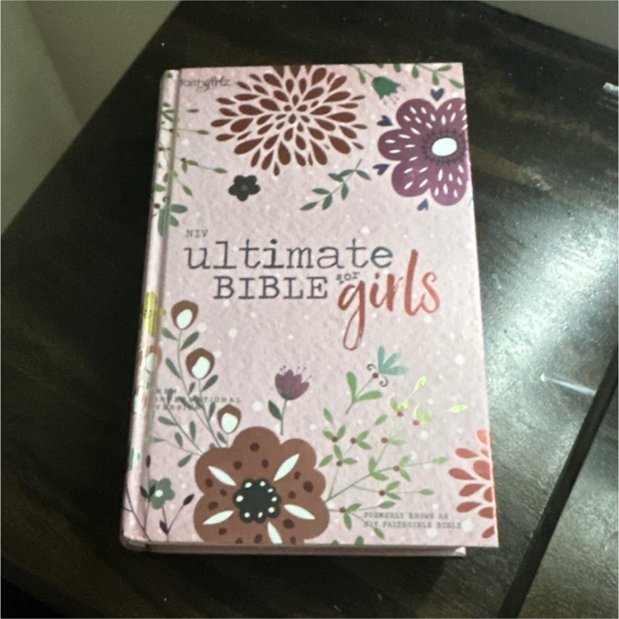Zonderkidz NIV Ultimate Bible for Girls Hardcover Pink Floral