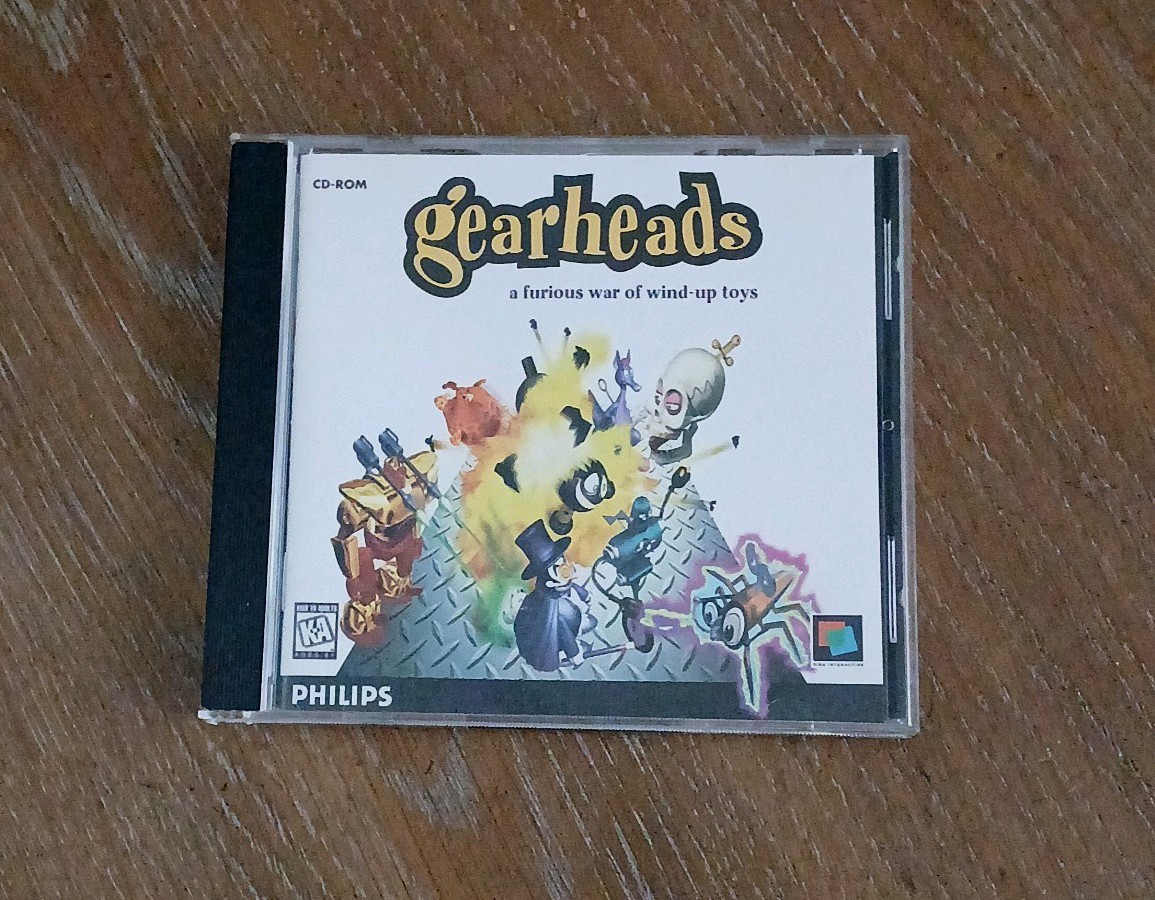 Gearheads - Pre-owned vintage PC CD-ROM in Jewelcase with inserts & manual inser