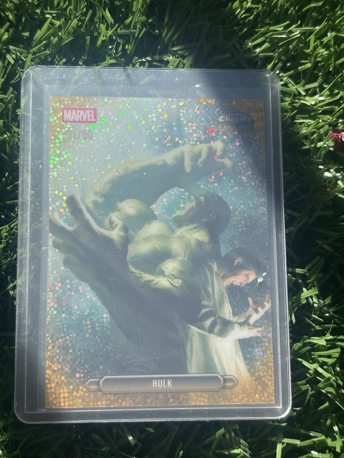 Topps 2026 Chrome Marvel Comics Hulk Fanfare FF-20 Parallel Insert /50