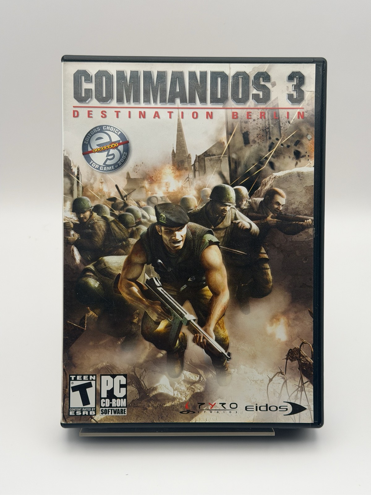 Commandos 3: Destination Berlin (PC, 2003) Eidos Windows CD-ROM Game