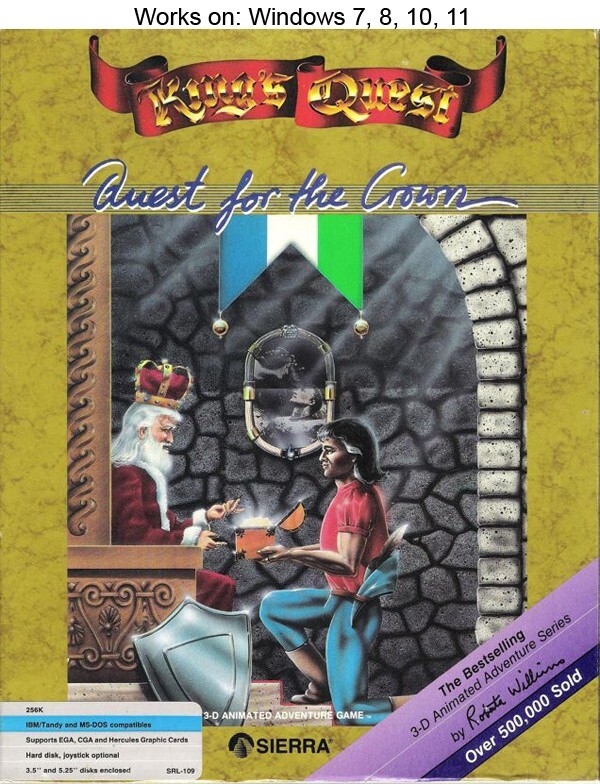 King's Quest Collection 1+2+3 PC Game Quest for the Crown Romancing the Throne
