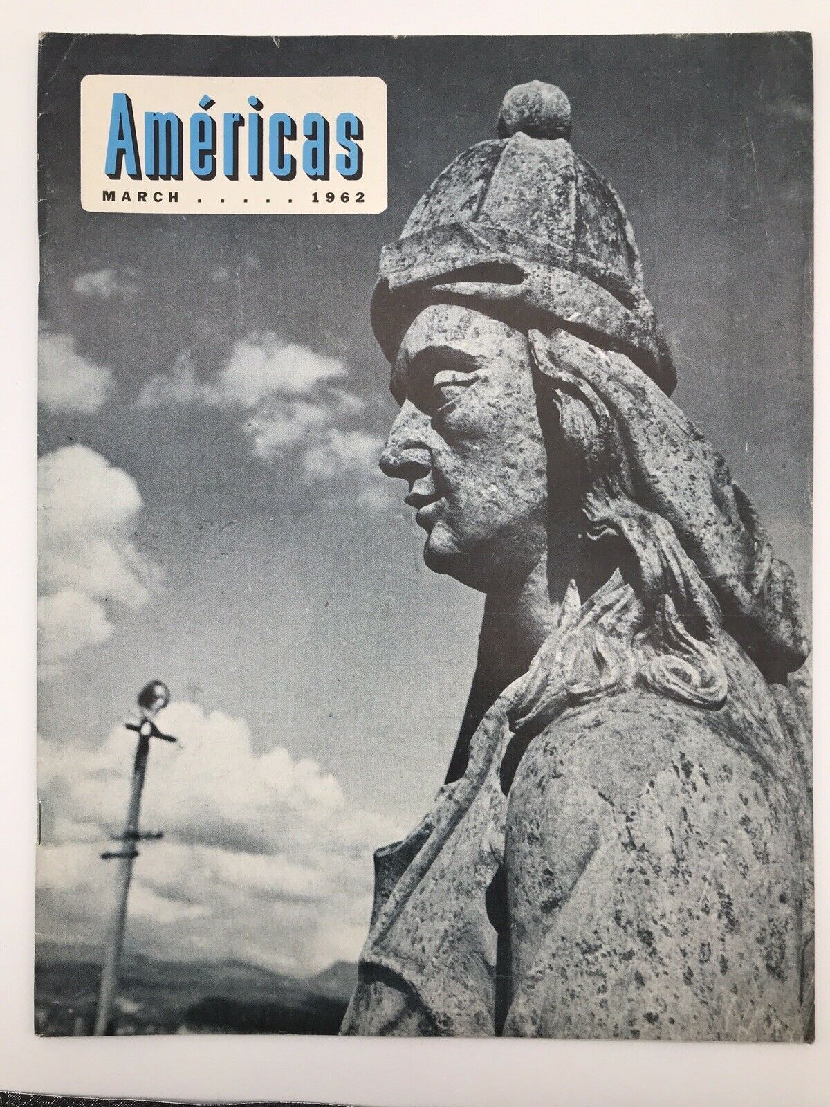 1962 MAR AMÉRICAS MAGAZINE Volume 14 Number 3 Statue by O Aleijadinho Congnhas