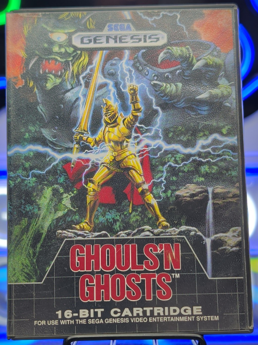 Ghouls'n Ghosts (Sega Genesis, 1989) Authentic CIB Manual Cleaned Tested