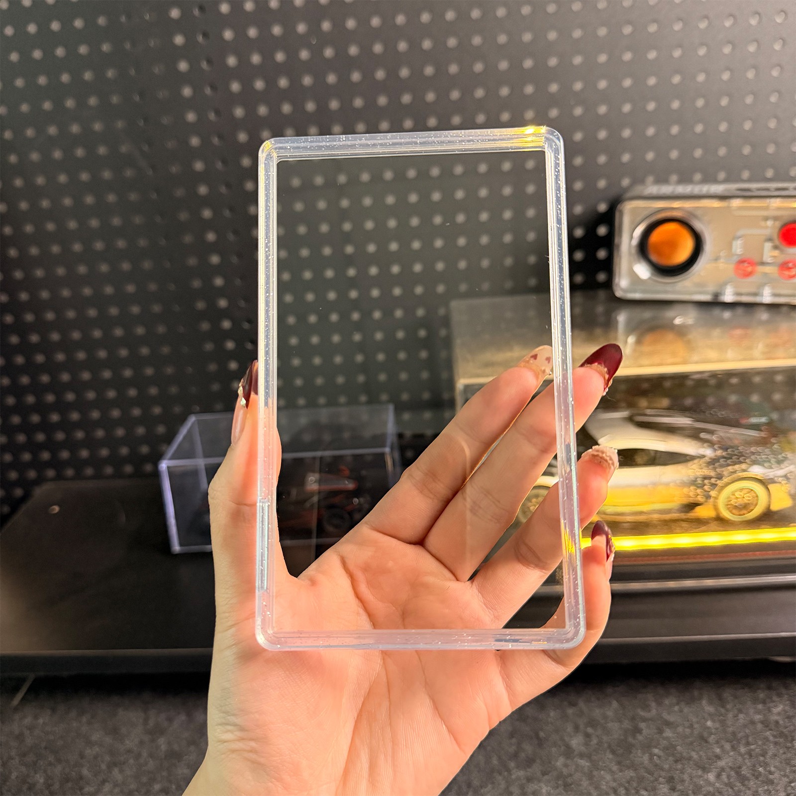 For PSA CGC 35PT Bling Glitter TPU Graded Card Display Case Card Slab Protector