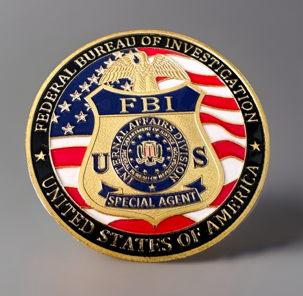 FBI Federal Bureau Of Investigation  Challenge Coin ·IN STOCK· ·FAST SHIPPING·