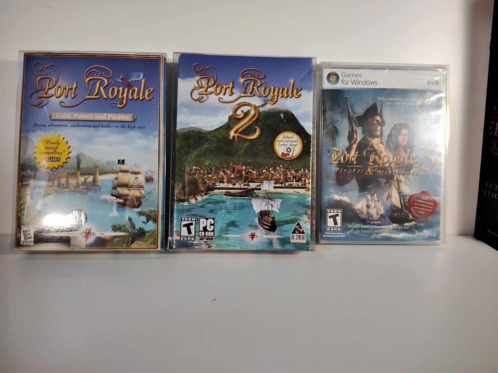 Port Royale Trilogy 1, 2, and 3 Windows PC  All Brand New Sealed