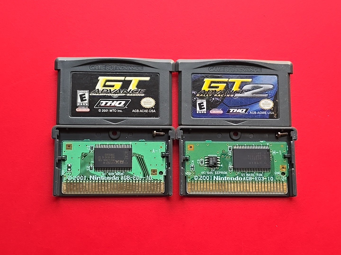 GT Advance Racing 1 2 Game Boy Advance Nintendo GBA Championship Rally Pro Works